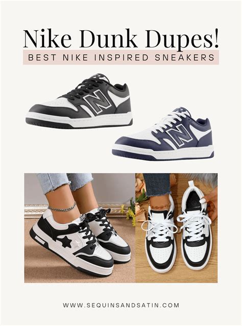 nike sneakers dupes|best dunk dupe under 100.